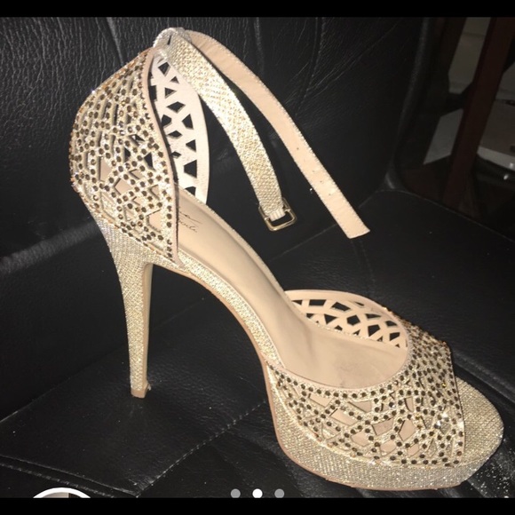 Platform Sparkly Heels - Picture 2 of 3